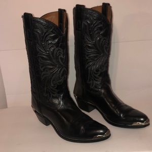 Texas Boot Company Black Western Boots